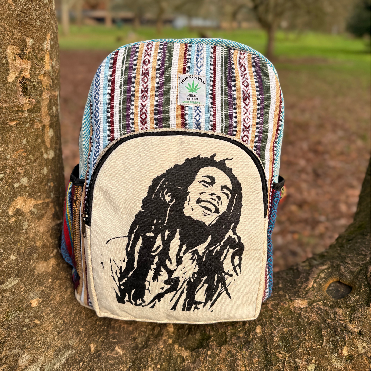 Hemp Backpack | Handmade Boho Travel Bag | Sustainable School Rucksack | Durable | Free Shipping