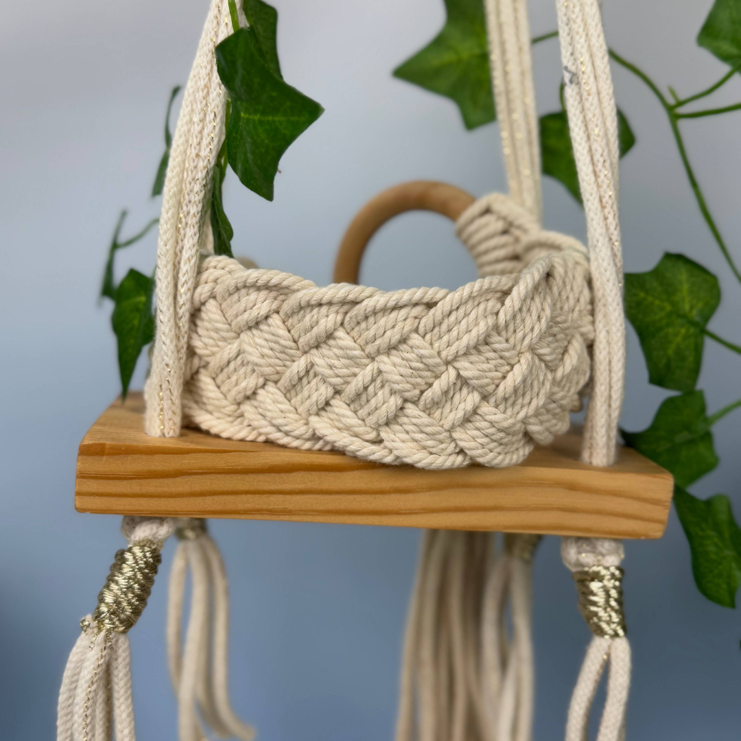 Elegant Macramé Curtain Tiebacks - Handcrafted, Sustainable, and Versatile