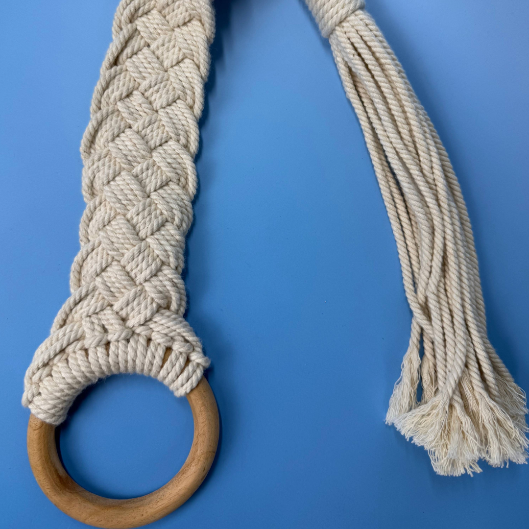 Elegant Macramé Curtain Tiebacks - Handcrafted, Sustainable, and Versatile