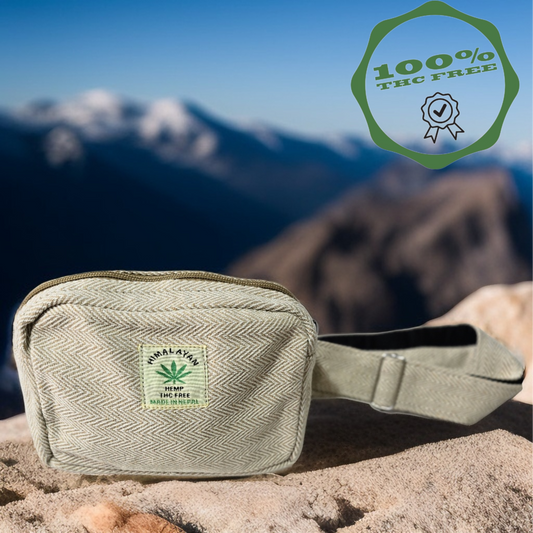 “Eco-Friendly Hemp Sling Bag - Handmade in Nepal | Sustainable Crossbody | Fast UK Delivery”