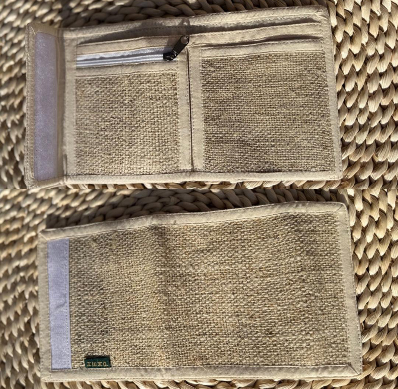 Handmade Hemp Wallet | Eco-Friendly Cardholder | Vegan Gift| Free Shipping