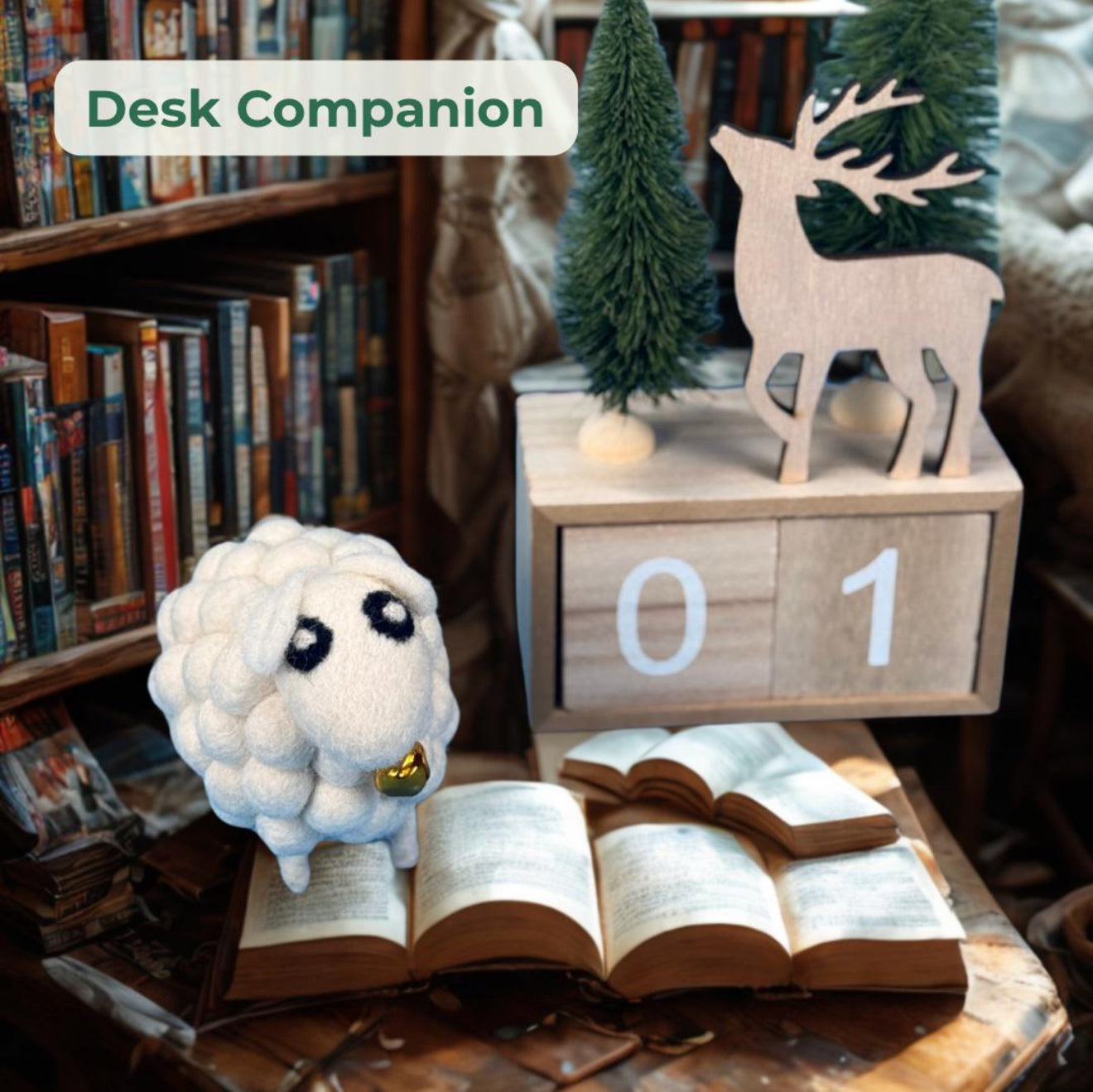 Handmade Rainbow Wool Felt Sheep – Eco-Friendly Nursery & Home Decor