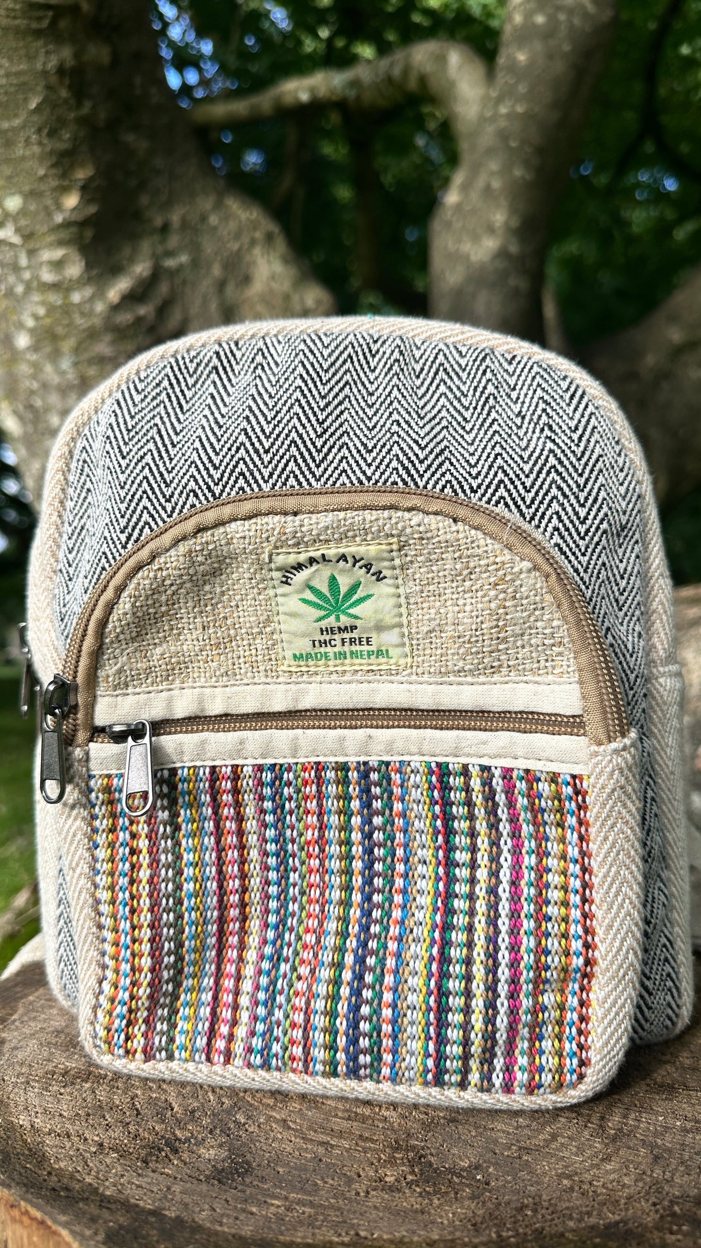 Sustainable Hemp Backpack - Handmade in Nepal | Eco-Friendly, Durable, Fast Delivery In Uk