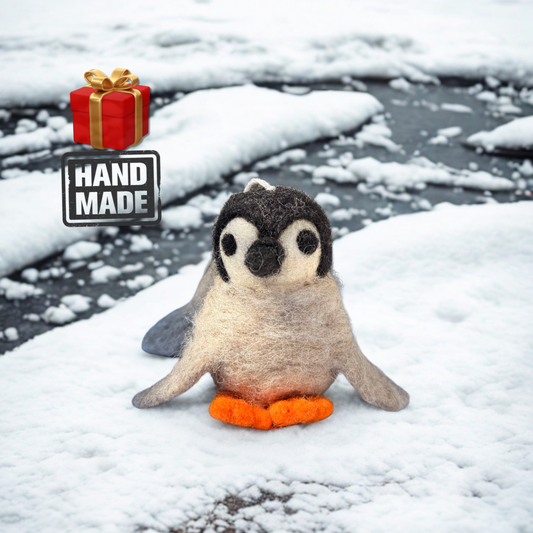 Penguin Felt Ornament | Perfect & Cute Gift Item | Valentine Day Gift |Fair Trade Ester Decor |EcoFriendly sustainable |Holiday Penguin Gift