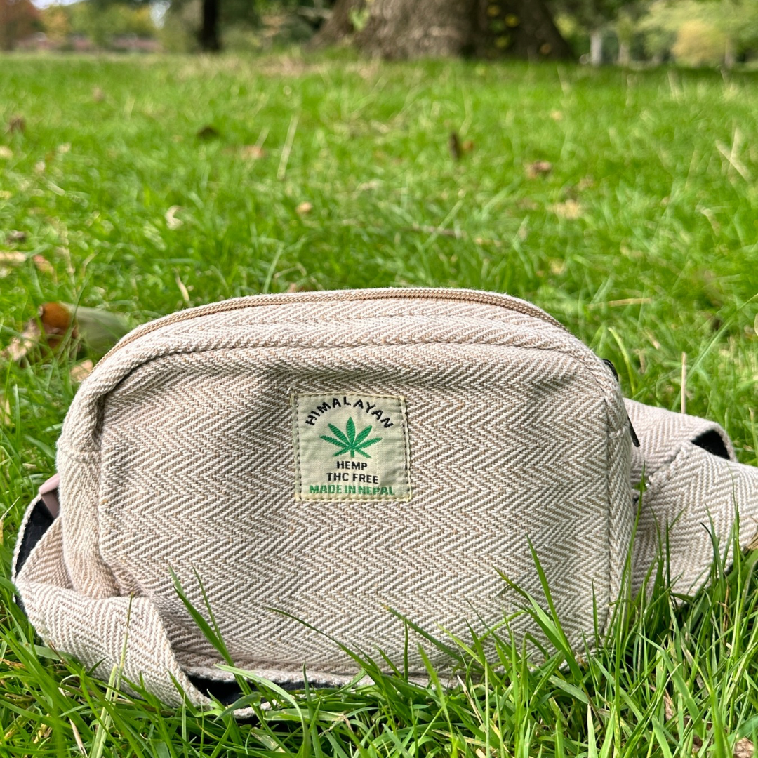 “Eco-Friendly Hemp Sling Bag - Handmade in Nepal | Sustainable Crossbody | Fast UK Delivery”