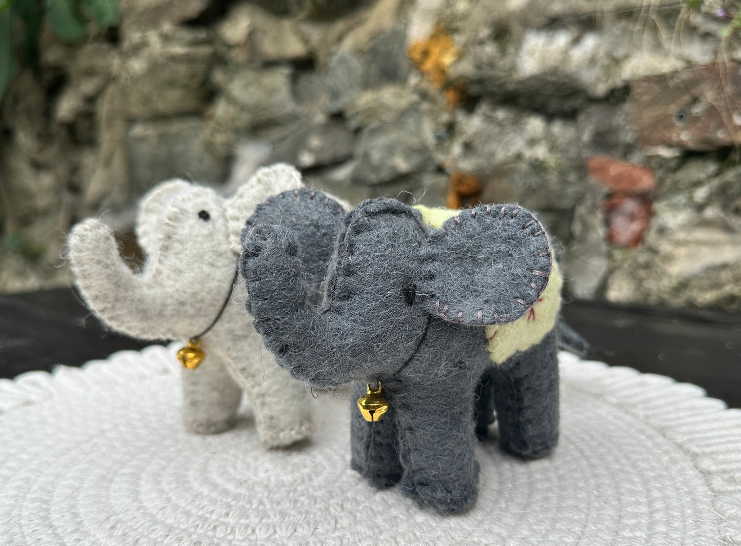 Handmade Elephant Plush Toy – Eco-Friendly, Sustainable Kids Decor