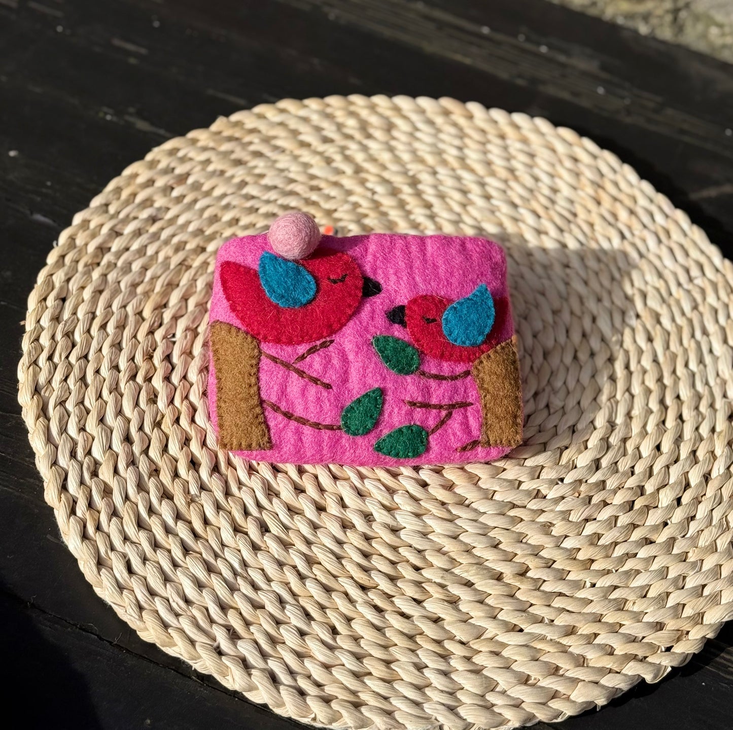 Handmade Cute Felt Coin Pouch| Eco-Friendly Wallet |Sustainable Gift |Free Shipping
