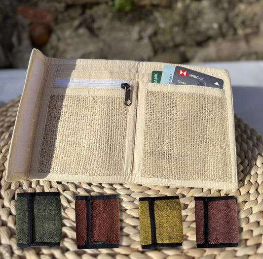 Handmade Hemp Wallet | Eco-Friendly Cardholder | Vegan Gift| Free Shipping