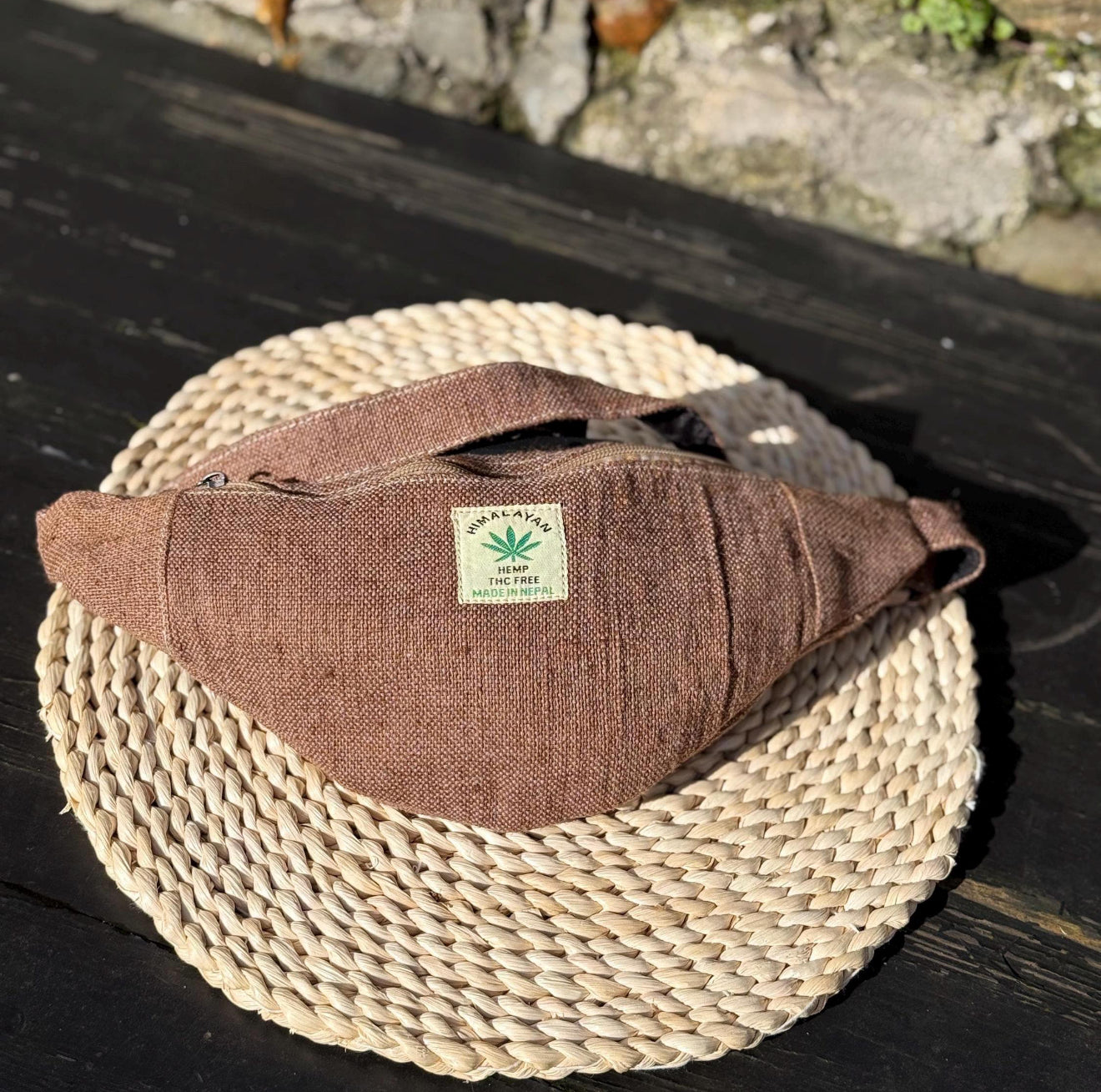 Handmade Hemp Waist Bag | Sustainable Everyday and Travel Fanny Pack|Free UK Shipping|