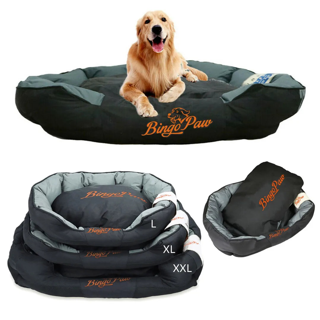 Jumbo Comfy Sofa for Large Dogs -  Waterproof Orthopaedic Dog Bed