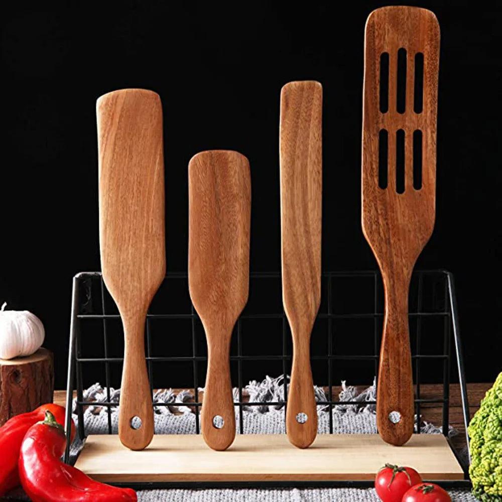 🌿 Eco-Friendly Wooden Kitchen Tool 1-7pcs/set