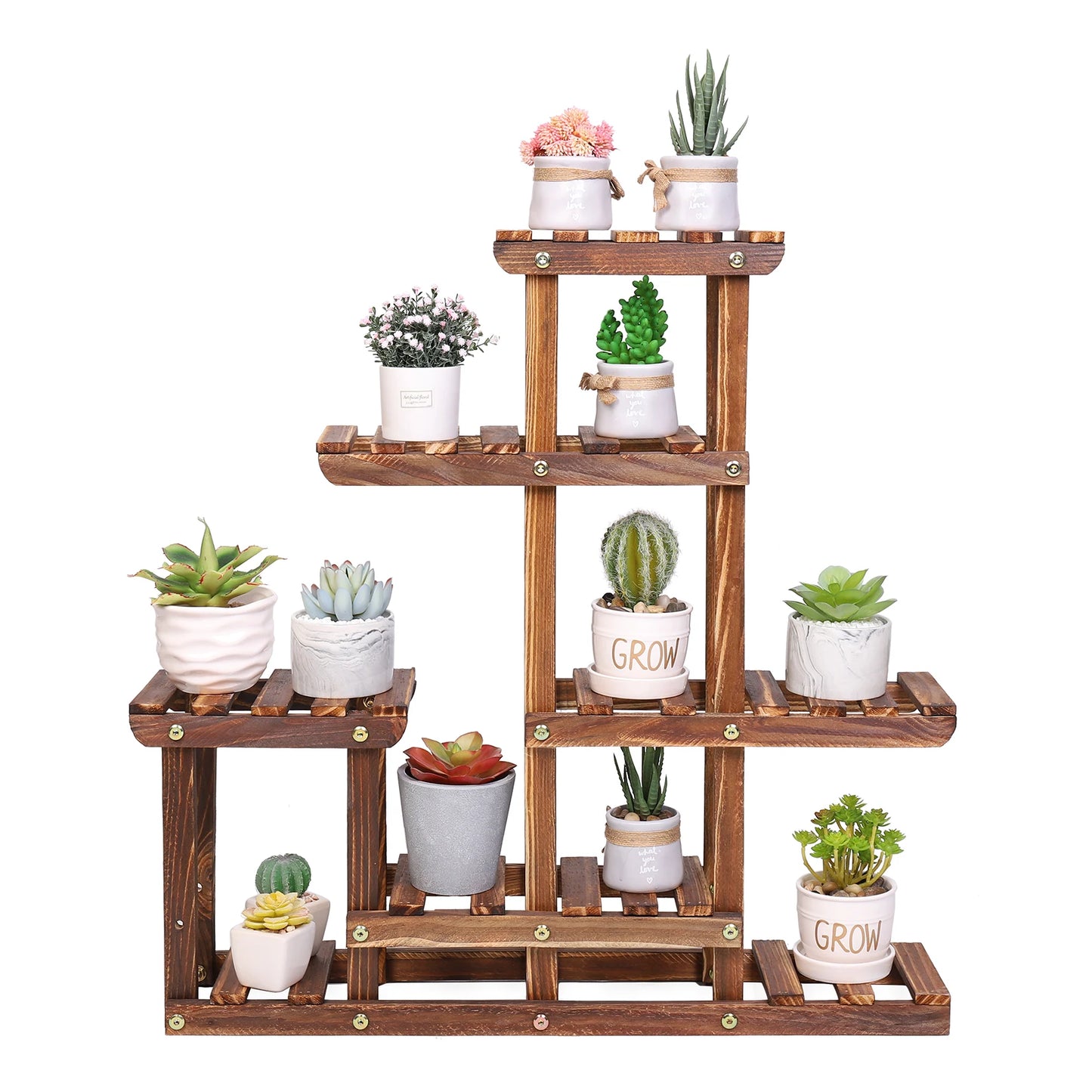 Multi-Tiered Succulent & Flower Display Rack