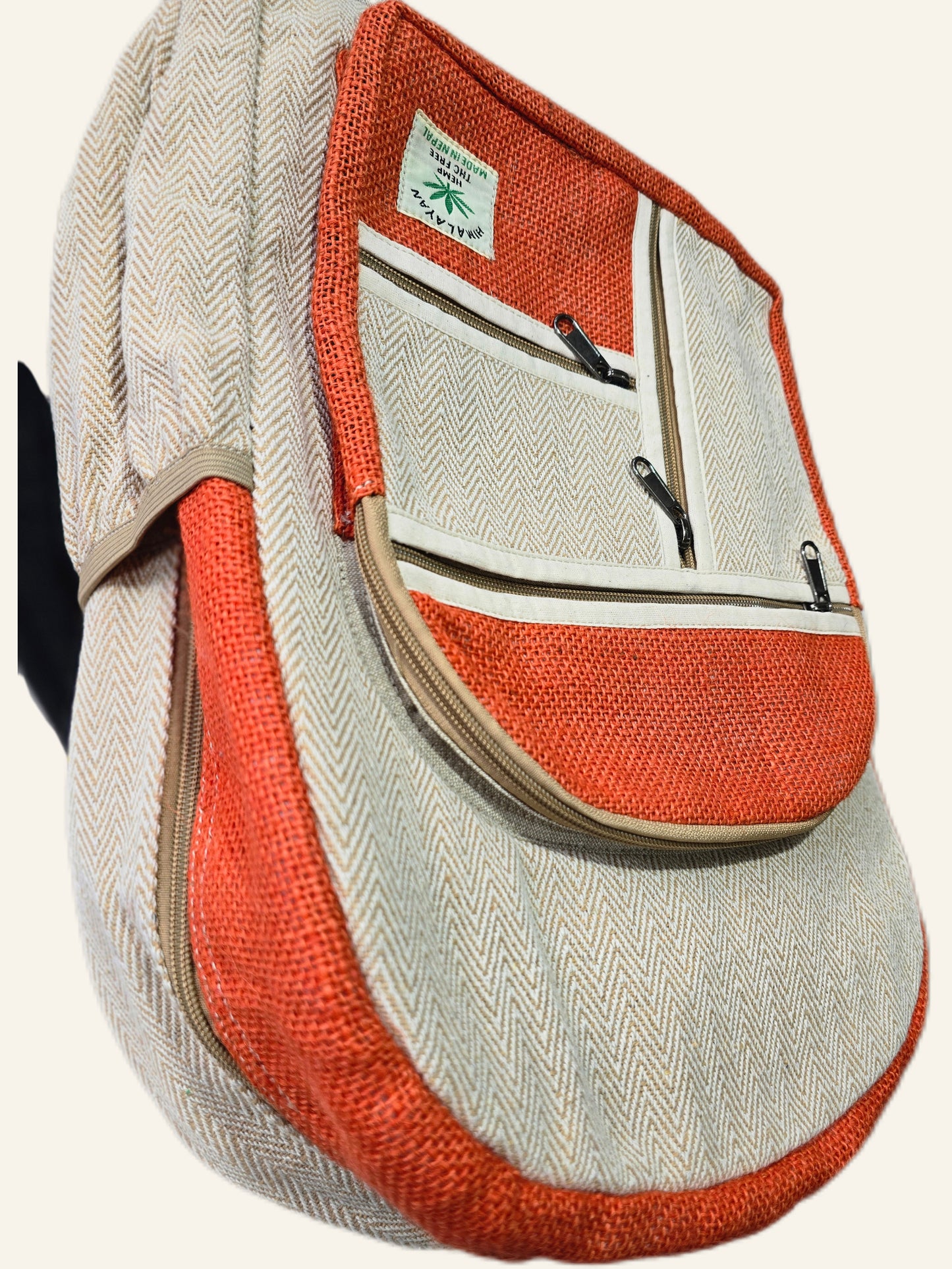 Eco-Friendly  Hemp Backpack – Durable, Stylish, and Sustainable | 7 Pocket | 100% THC Free |3-Day UK Delivery!