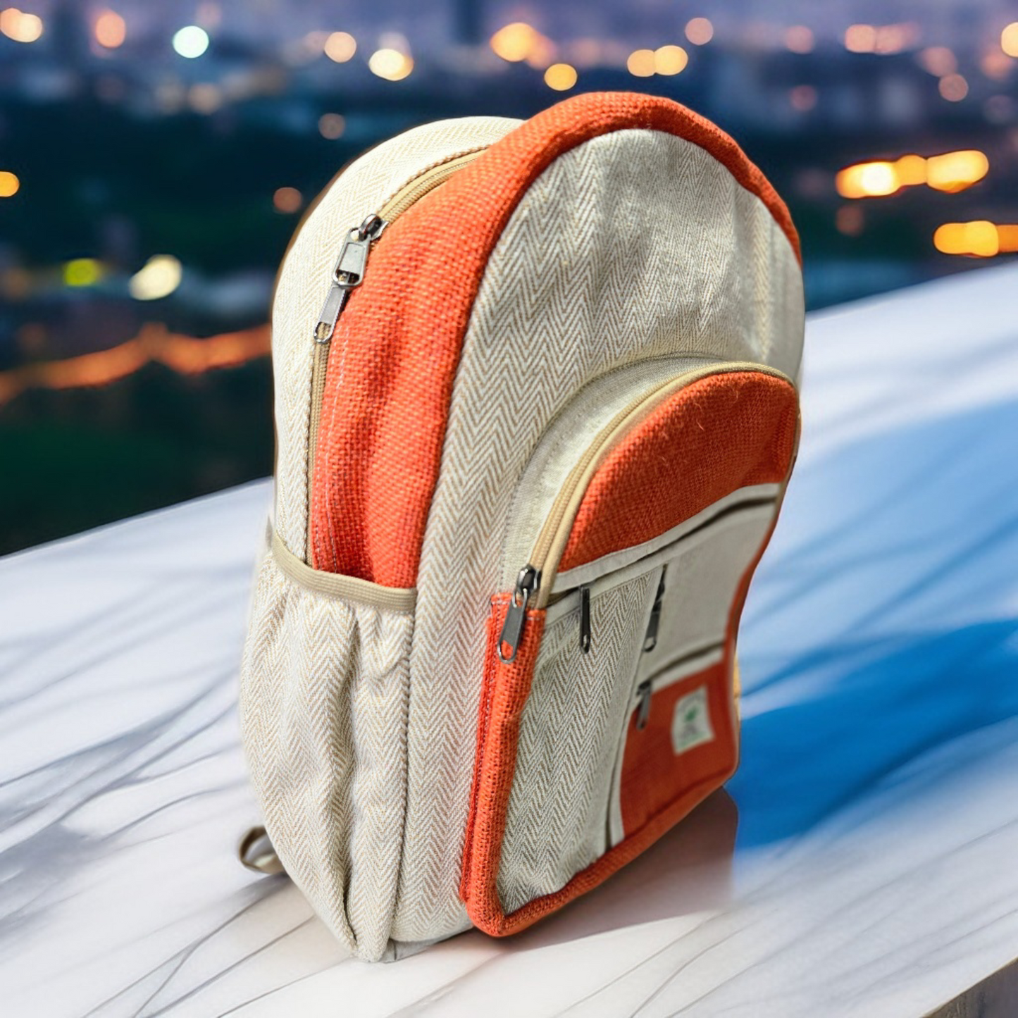 Eco-Friendly  Hemp Backpack – Durable, Stylish, and Sustainable | 7 Pocket | 100% THC Free |3-Day UK Delivery!