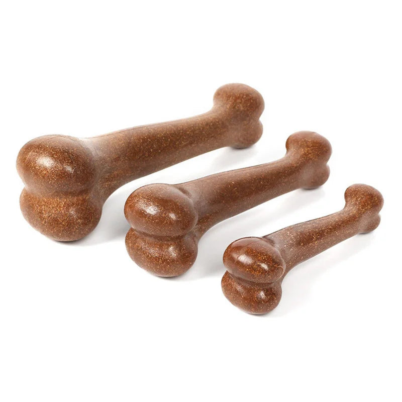 Dog Bone Chew Toys - Natural, Non-Toxic, Anti-Bite Dental Care