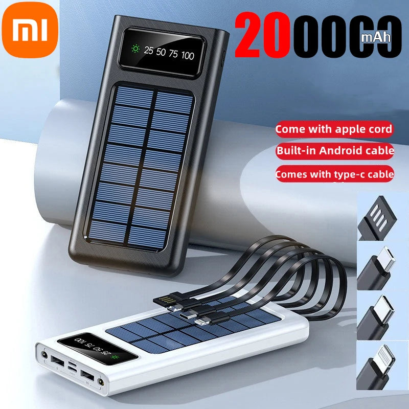 Xiaomi Solar Power Bank 200000mAh 🔋☀️